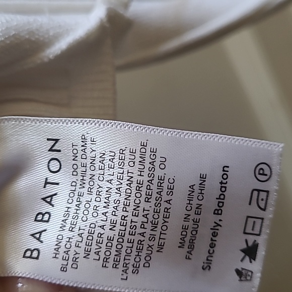 Babaton Aritzia Sculpt Knit Back Tied Sleeveless Top, Sz S - Picture 5 of 5